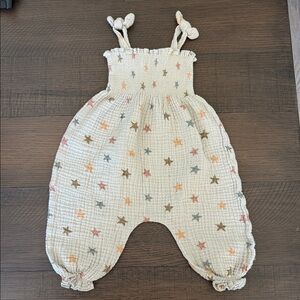 Rylee + Cru Star Patterned Baby Romper 6-12m